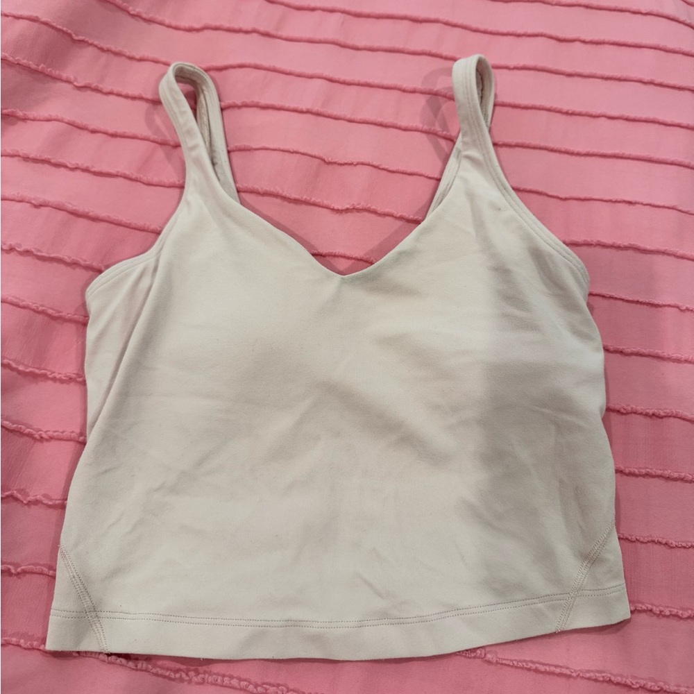 Pale pink Lulu align tank